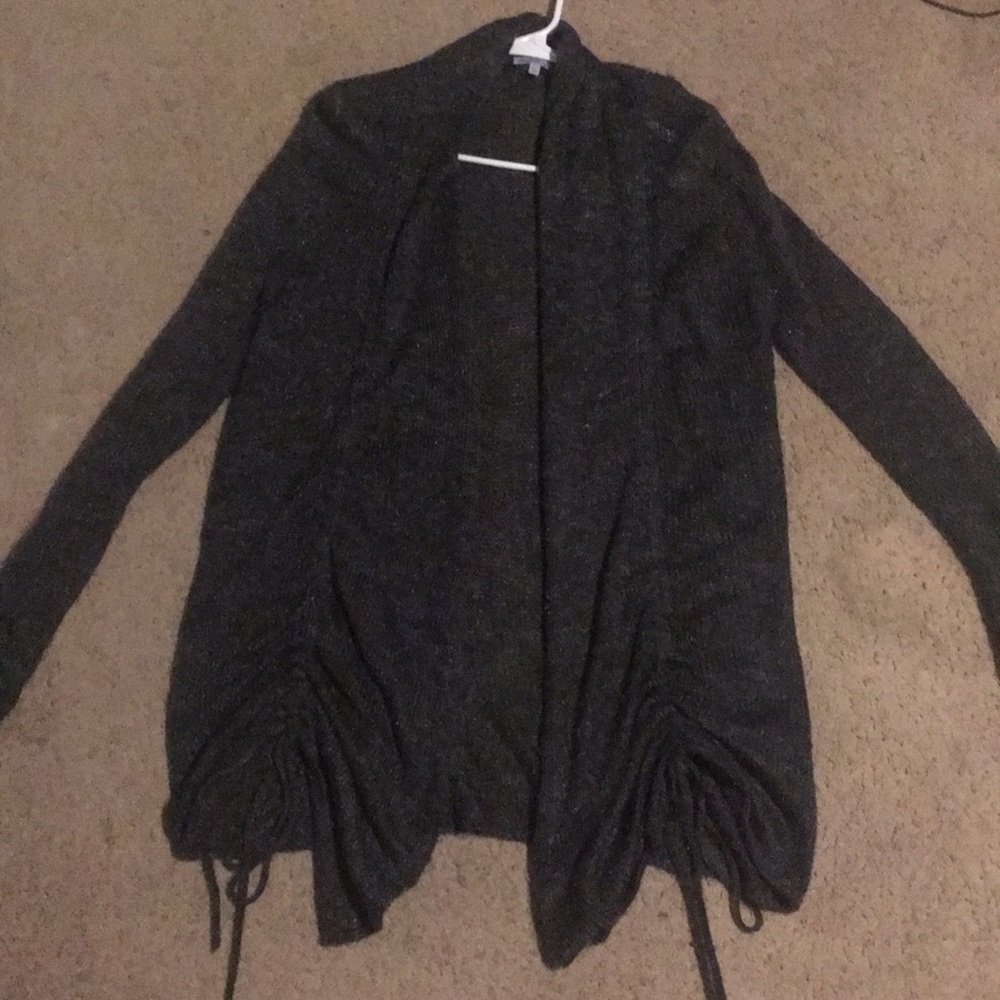 Loose-knit Grey Cardigan